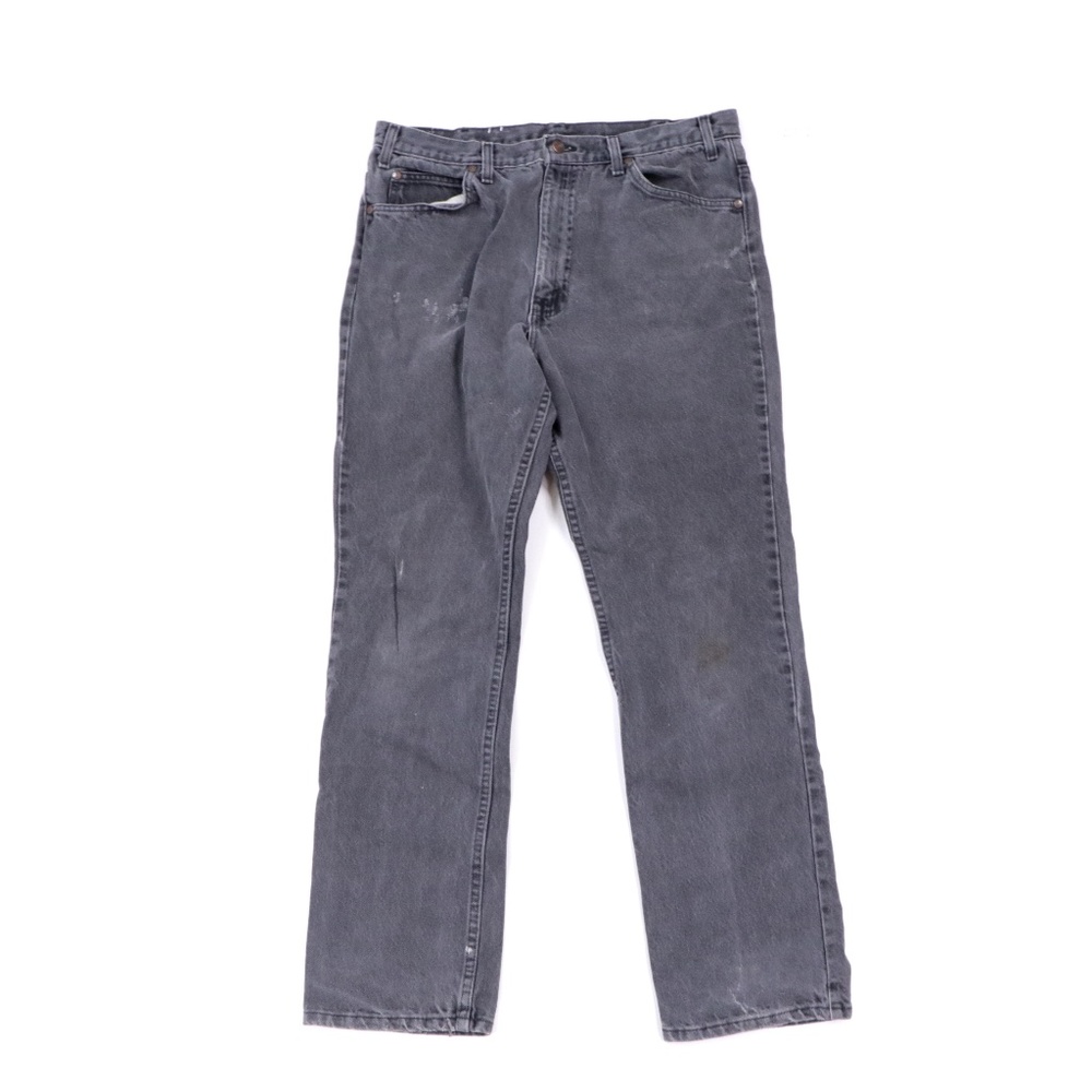 80s Streetwear Men 34x30 Straight Leg Jeans Black